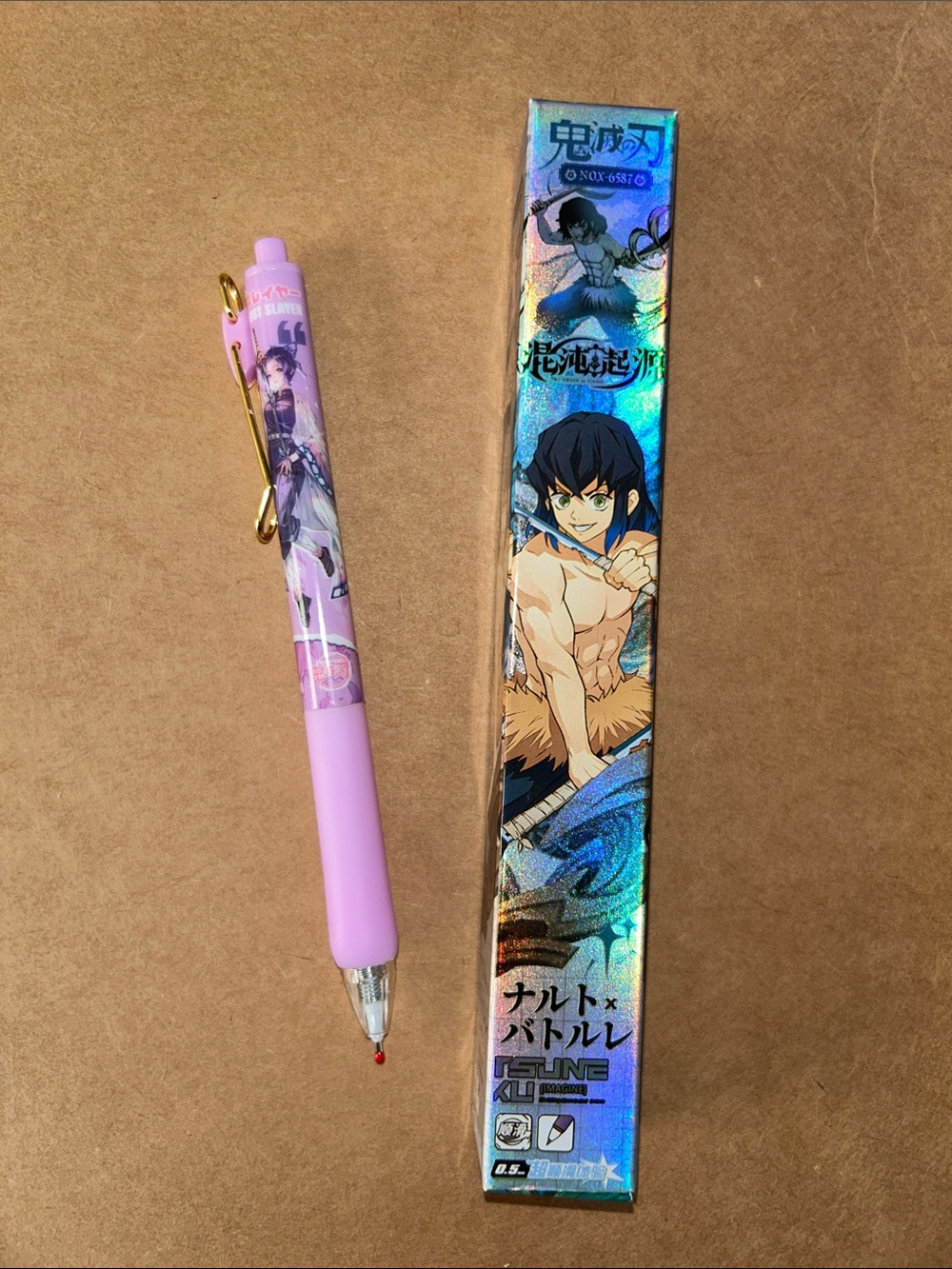 Demon Slayer Shinobu Pink Retractable Gel Pen